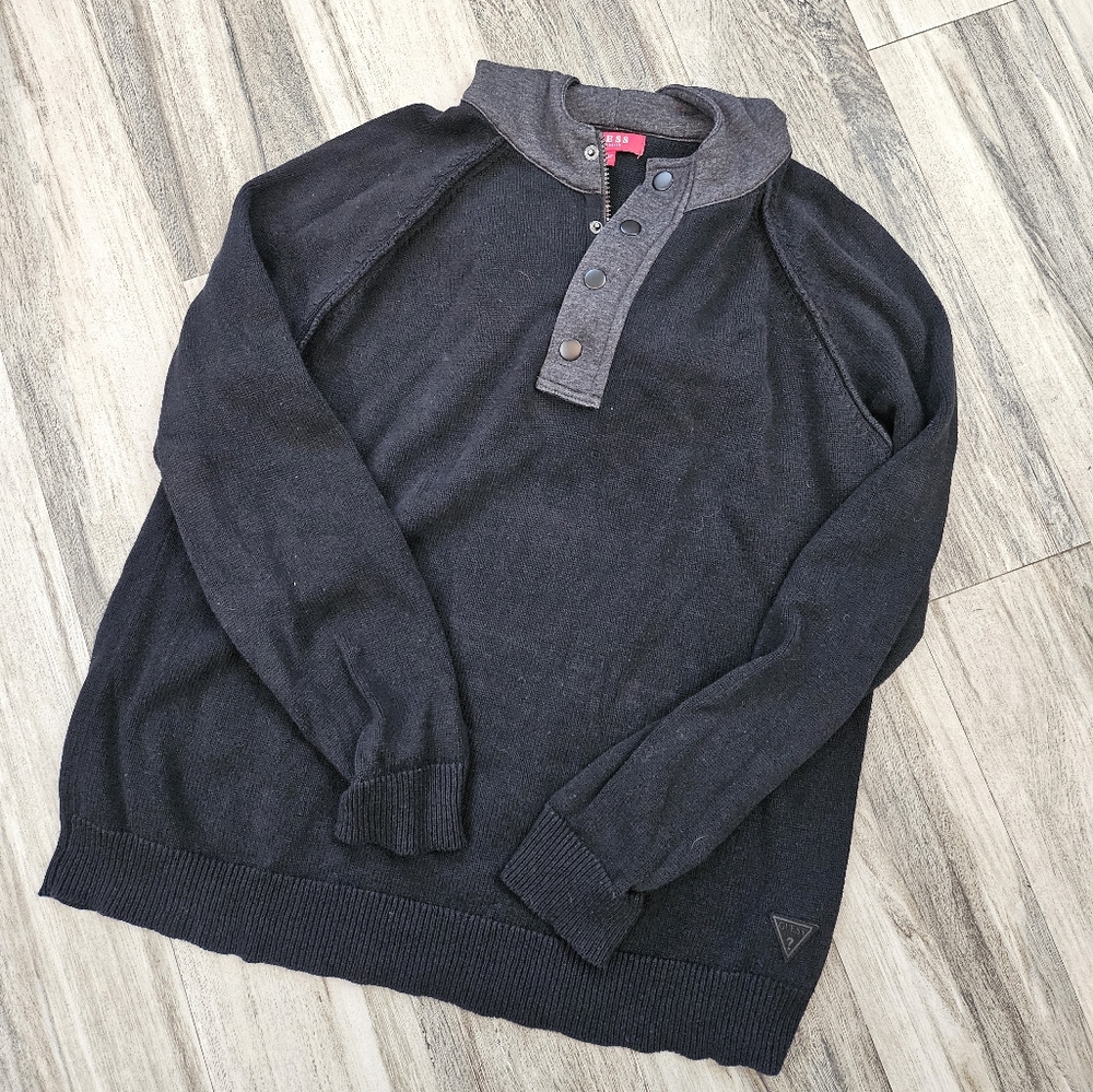 Guess? Men's Black Sweater